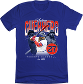 Vladimir Guerrero Jr. Retro 90s blue T-shirt